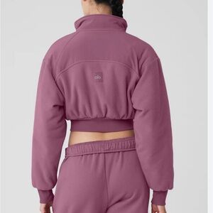Alo Polar Fleece Wintry Mix - Mulberry size XS